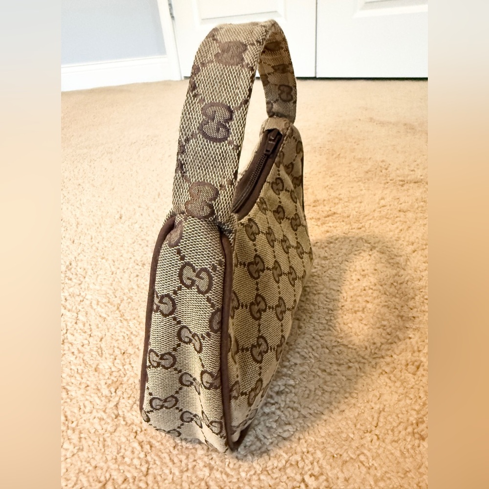 Frankie Collective Upcycled Vintage Gucci Canvas Mini Bag – Handmade - Picture 2 of 4